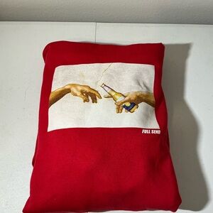 Full Send Red Graphic Sweater